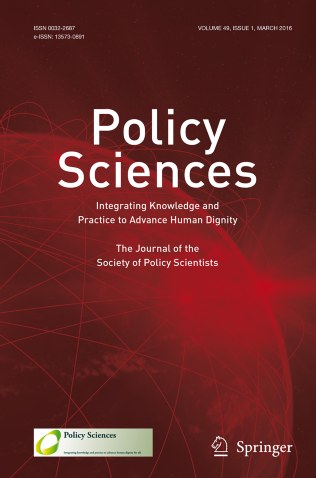 POLICY SCIENCES 期刊封面