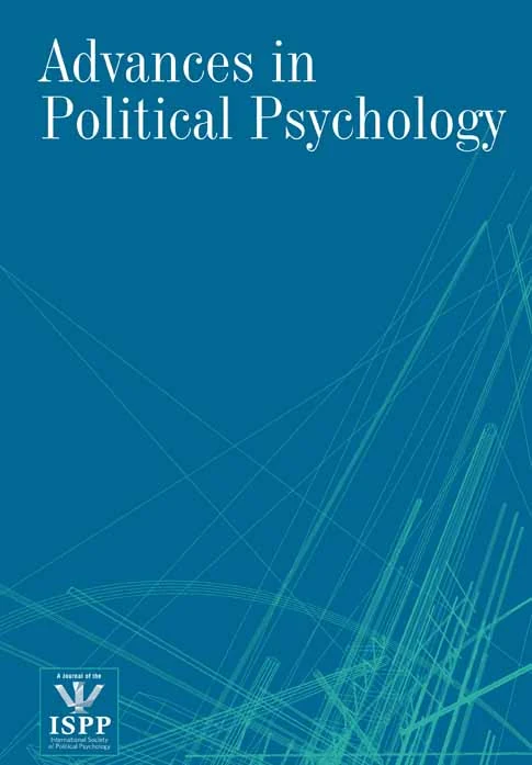 POLITICAL PSYCHOLOGY journal cover