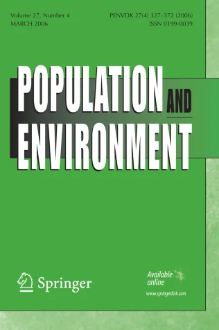 POPULATION AND ENVIRONMENT journal cover
