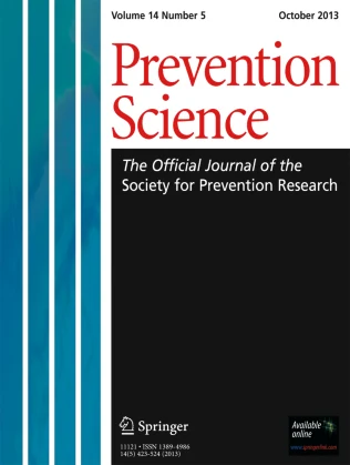 PREVENTION SCIENCE 期刊封面