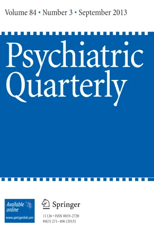 PSYCHIATRIC QUARTERLY journal cover