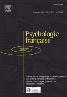 Psychologie Francaise journal cover