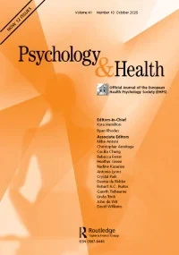 PSYCHOLOGY & HEALTH journal cover