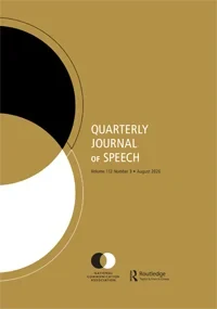 QUARTERLY JOURNAL OF SPEECH 期刊封面