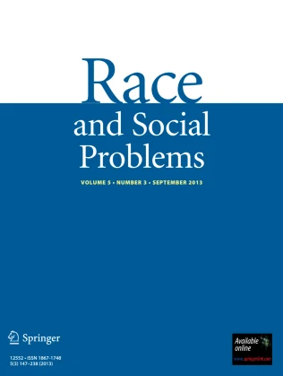 Race and Social Problems journal cover