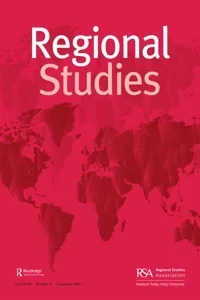 REGIONAL STUDIES journal cover