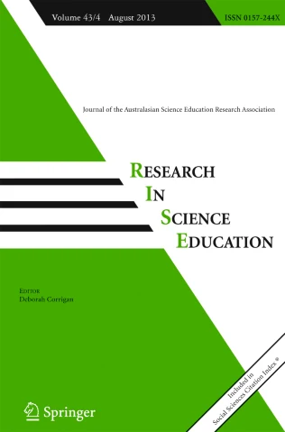 RESEARCH IN SCIENCE EDUCATION journal cover