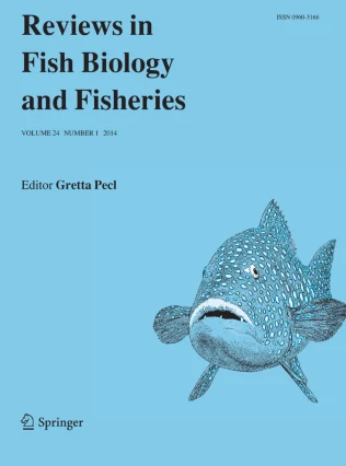 REVIEWS IN FISH BIOLOGY AND FISHERIES 期刊封面