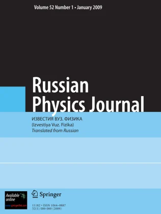 Russian Physics Journal journal cover