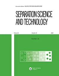 SEPARATION SCIENCE AND TECHNOLOGY journal cover