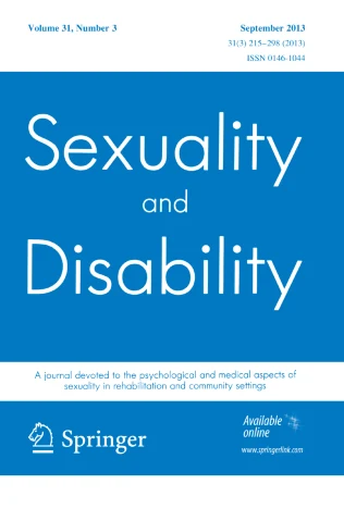 SEXUALITY AND DISABILITY journal cover
