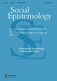 Social Epistemology journal cover