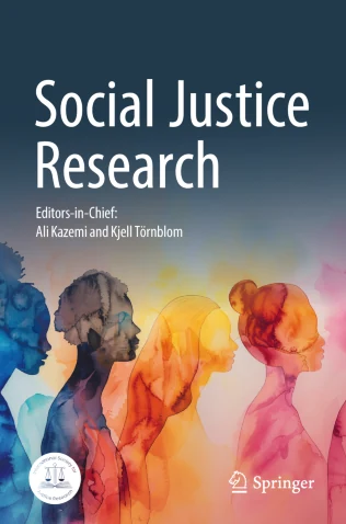 Social Justice Research journal cover