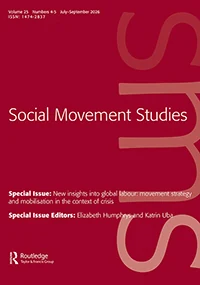 Social Movement Studies journal cover