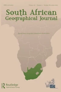 South African Geographical Journal journal cover