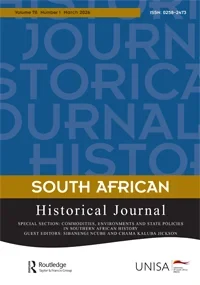 SOUTH AFRICAN HISTORICAL JOURNAL journal cover