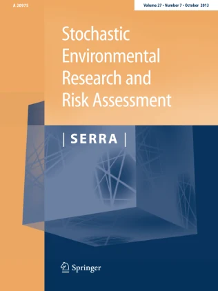 STOCHASTIC ENVIRONMENTAL RESEARCH AND RISK ASSESSMENT 期刊封面