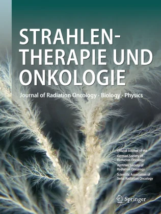 STRAHLENTHERAPIE UND ONKOLOGIE journal cover