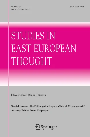 STUDIES IN EAST EUROPEAN THOUGHT journal cover