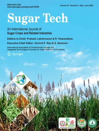 Sugar Tech journal cover