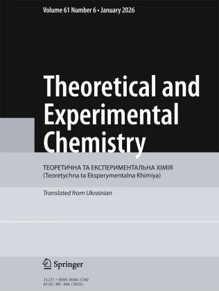 Theoretical and Experimental Chemistry journal cover