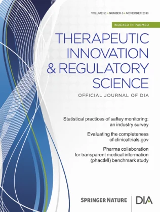 Therapeutic Innovation & Regulatory Science journal cover