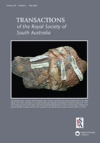 TRANSACTIONS OF THE ROYAL SOCIETY OF SOUTH AUSTRALIA journal cover
