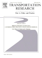 TRANSPORTATION RESEARCH PART A-POLICY AND PRACTICE journal cover