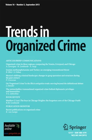 Trends in Organized Crime journal cover