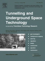 TUNNELLING AND UNDERGROUND SPACE TECHNOLOGY journal cover