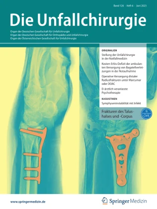 Unfallchirurgie 期刊封面