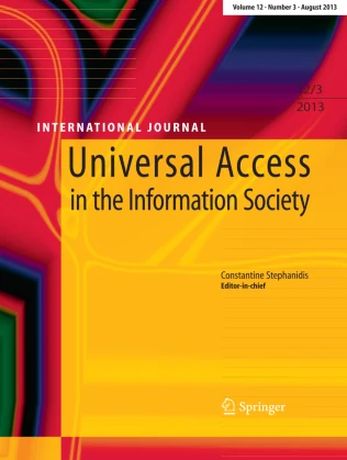 Universal Access in the Information Society 期刊封面