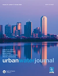 Urban Water Journal journal cover