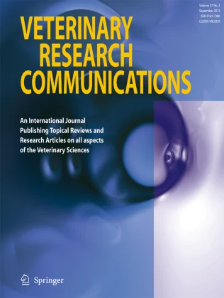 VETERINARY RESEARCH COMMUNICATIONS journal cover