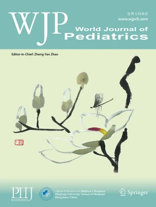 World Journal of Pediatrics journal cover