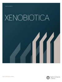 XENOBIOTICA journal cover